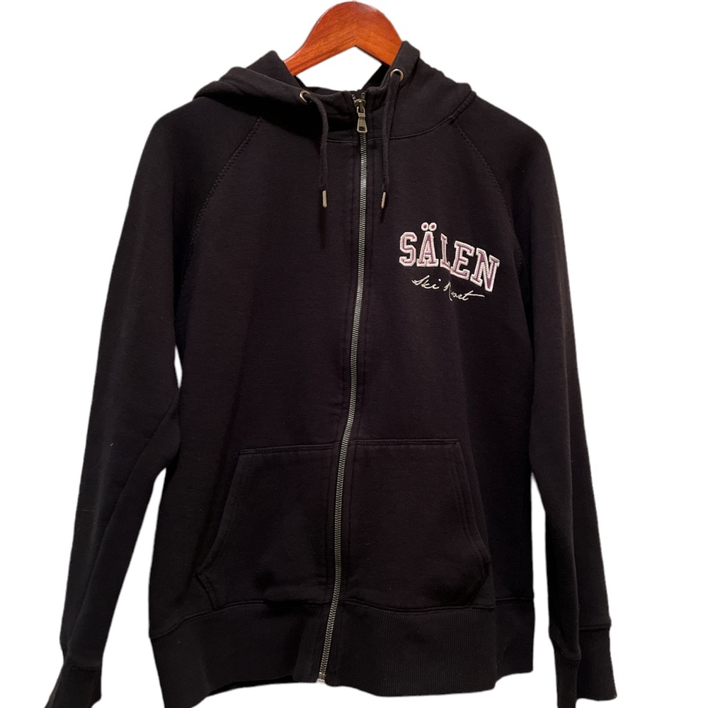 Cotton Hoodie with zipper and front pockets